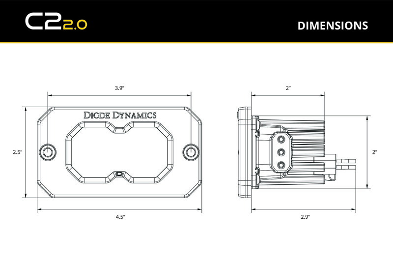 Picture of Diode Dynamics DIO LED Light Pods Light Bars & Cubes - DD8573P