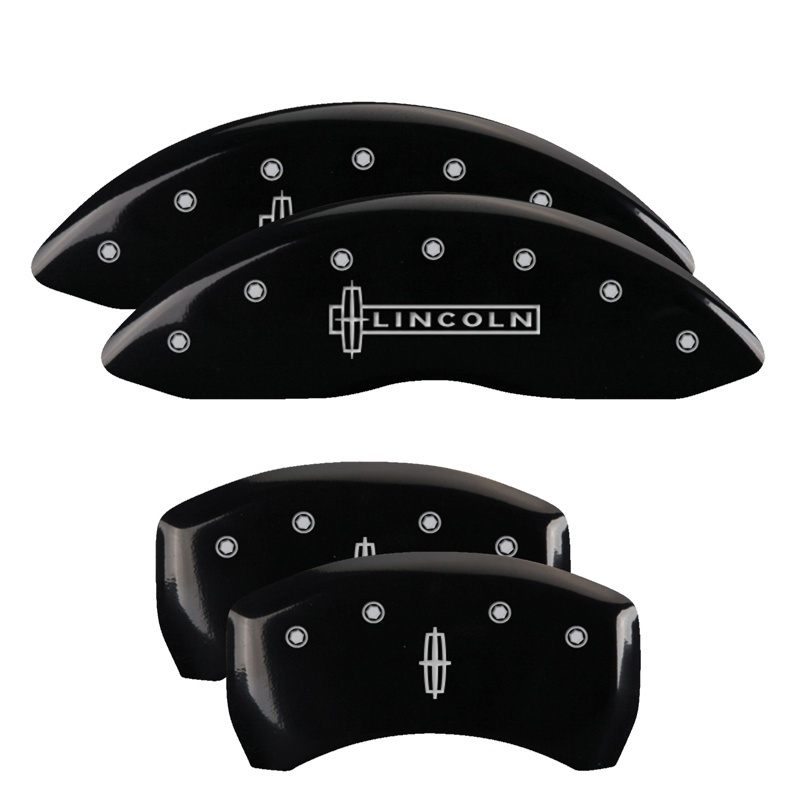 Picture of MGP Caliper Covers 4 Logo Front - 36019SLC1BK