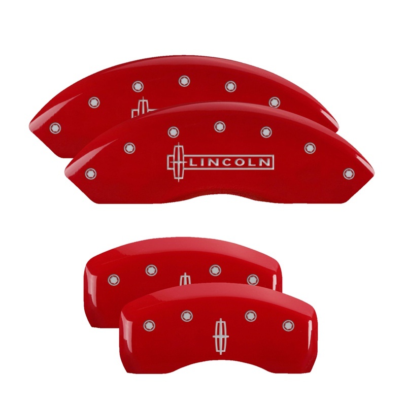 Picture of MGP Caliper Covers 4 Logo Front - 36018SLC1RD