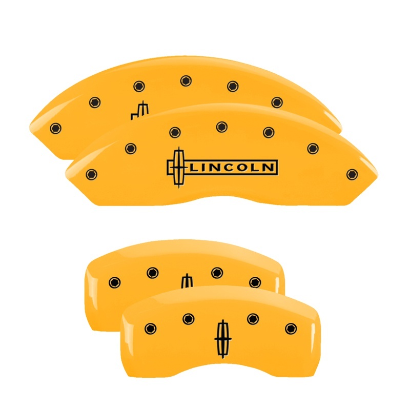 Picture of MGP Caliper Covers 4 Logo Front - 36018SLC1YL