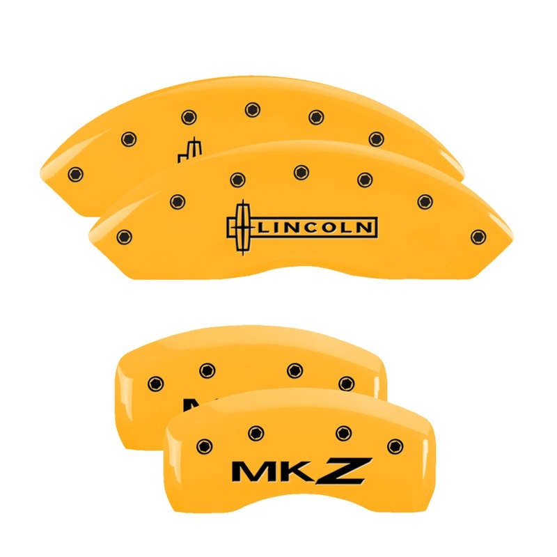 Picture of MGP Caliper Covers 4 Logo Front - 36018SLCZYL