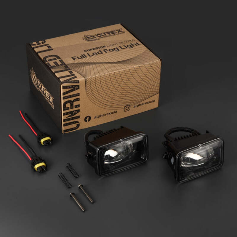 Picture of AlphaRex ARX Fog Light Bezel Kits Light Accessories and Wiring - 211021