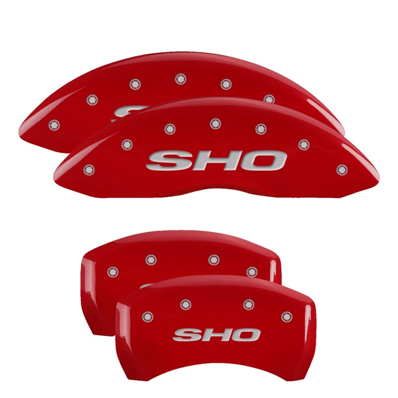 Picture of MGP Caliper Covers 4 Logo Front - 10222SSHORD