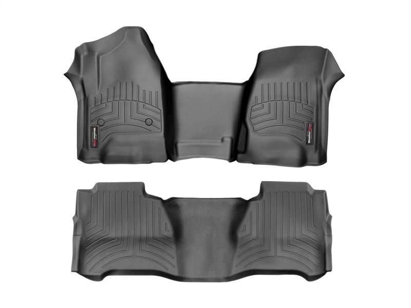 Picture of WeatherTech WT FloorLiner-Front-Blk Floor Mats - 449791-440752