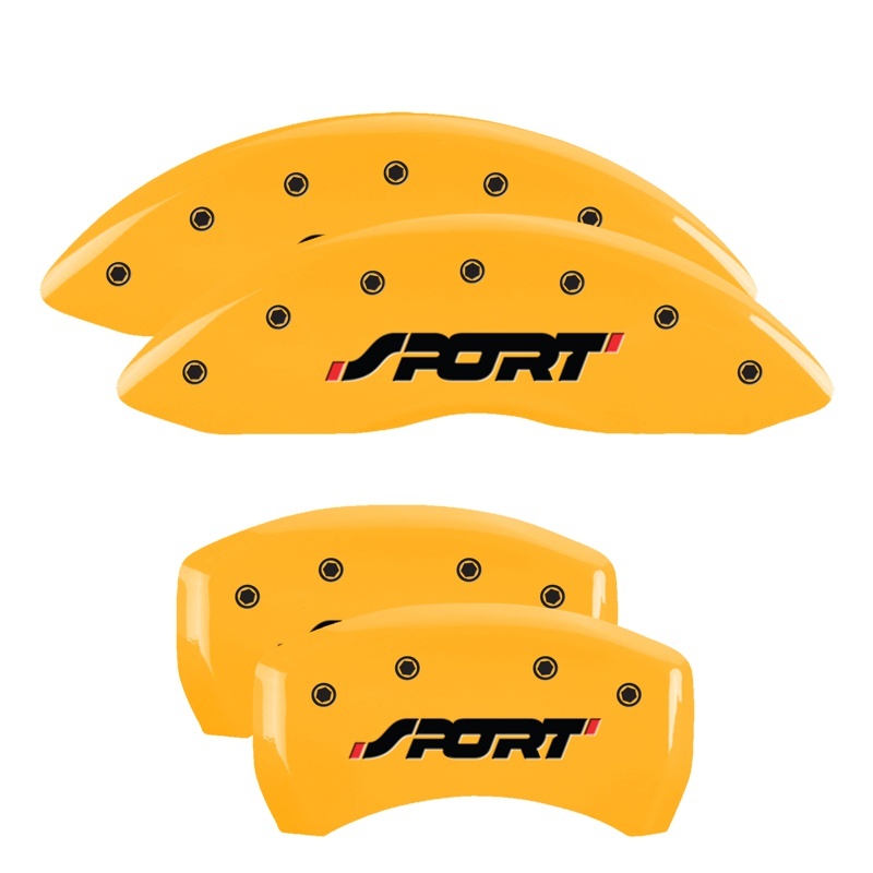 Picture of MGP Caliper Covers 4 Logo Front - 10229SSPOYL