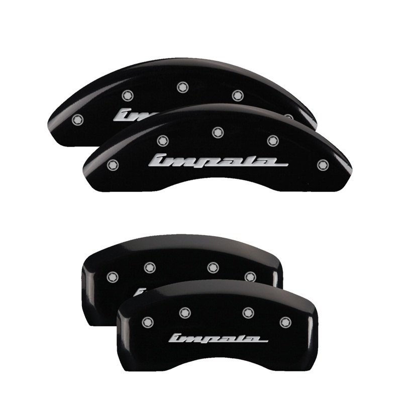 Picture of MGP Caliper Covers 4 Logo Front - 14223SIMPBK