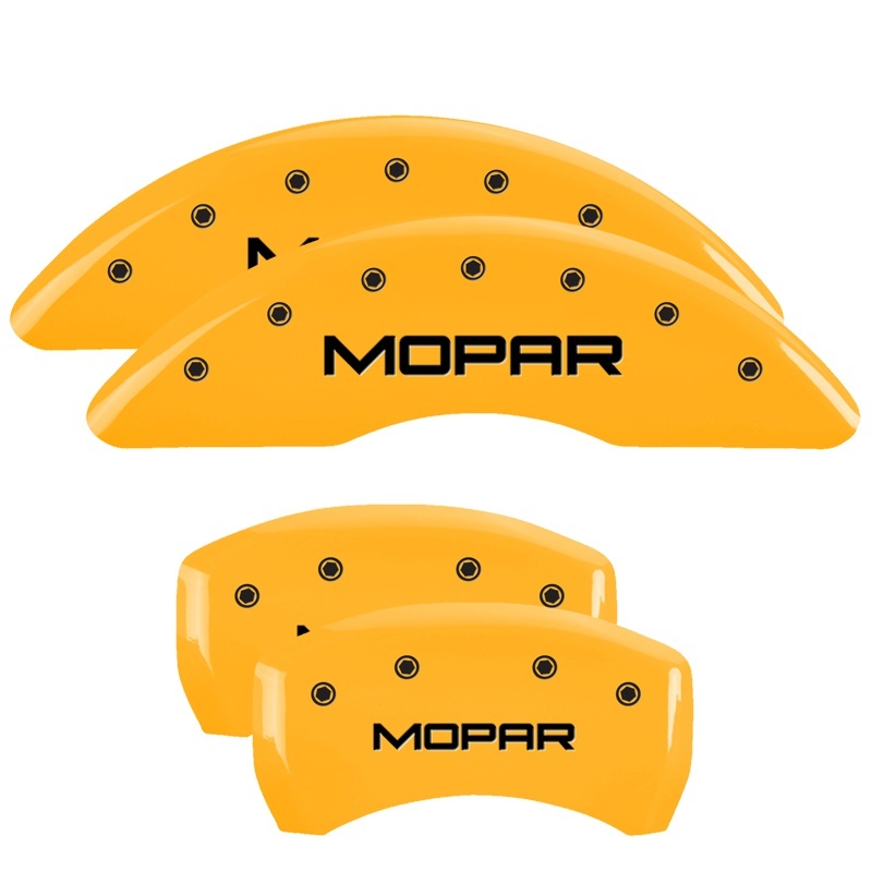 Picture of MGP Caliper Covers 4 Logo Front - 42012SMOPYL
