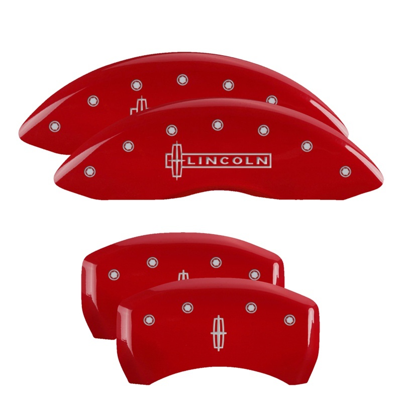Picture of MGP Caliper Covers 4 Logo Front - 36020SLC1RD