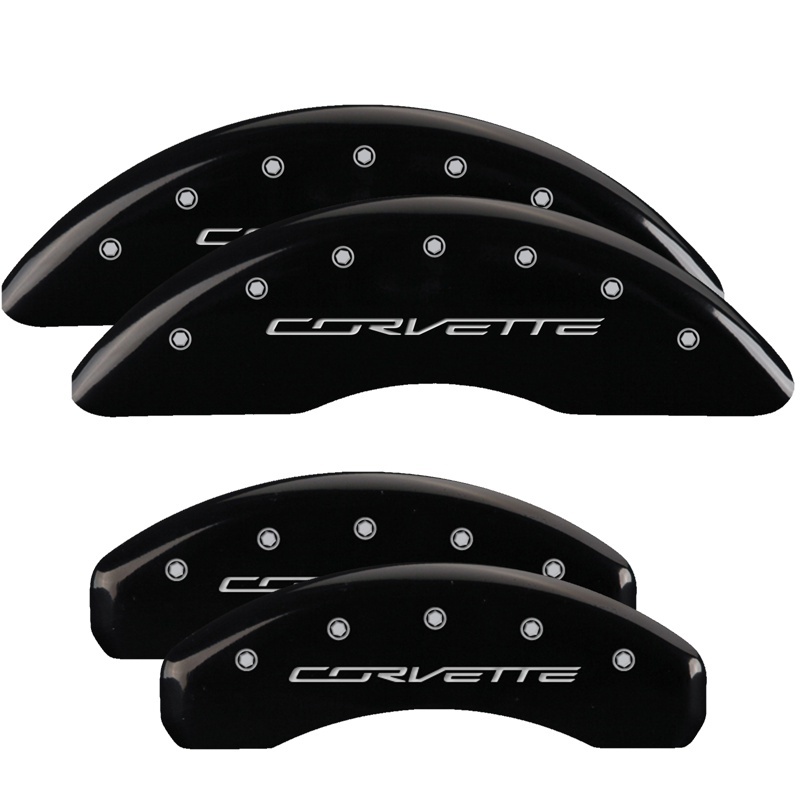 Picture of MGP Caliper Covers 4 Logo Front - 13084SCV7BK
