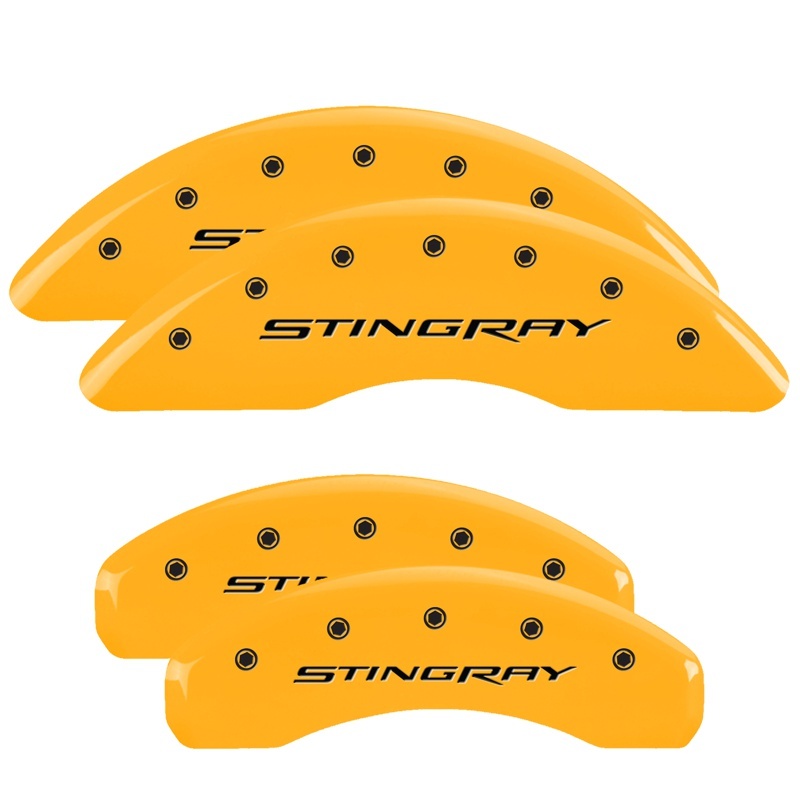 Picture of MGP Caliper Covers 4 Logo Front - 13084SSTYYL