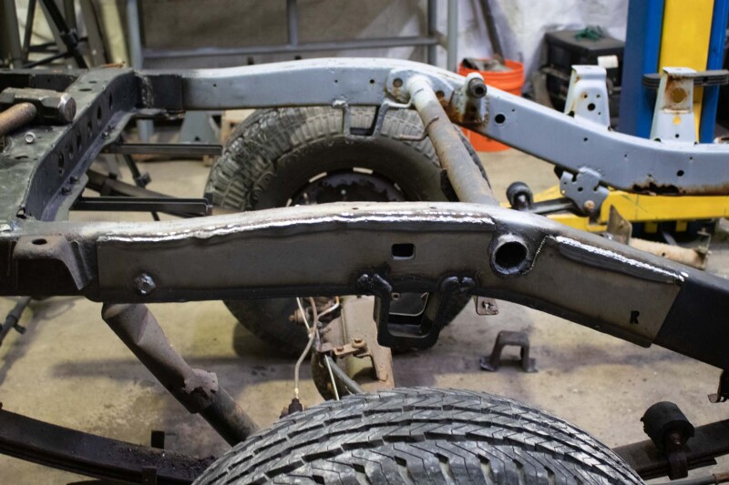 Picture of RBR Frame Section - Rustbuster Over Axle Frame Section Left Side rbrRB7150L