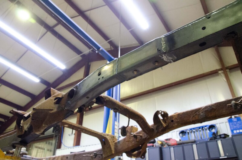 Picture of RBR Frame Section - Rustbuster Over Axle Frame Section Left Side rbrRB7713L
