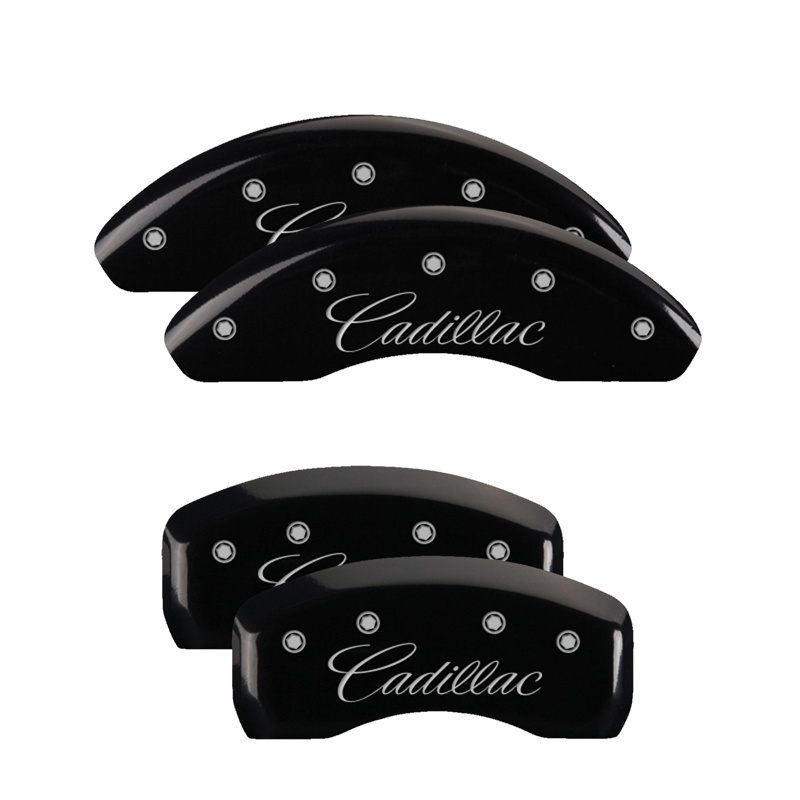 Picture of MGP Caliper Covers 4 Logo Front - 35021SCADBK