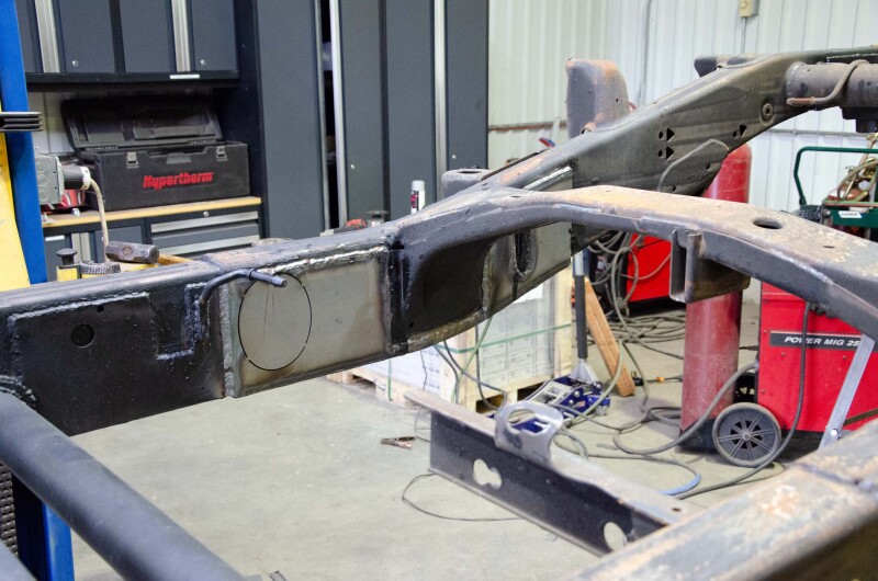 Picture of RBR Frame Section - Rustbuster Middle Frame Section Left Side rbrRB7824L