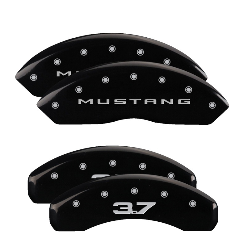Picture of MGP Caliper Covers 4 Logo - 10202SM32BK