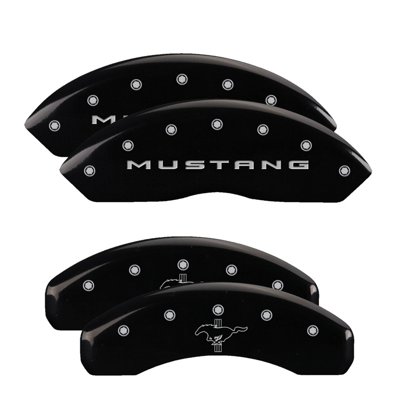 Picture of MGP Caliper Covers 4 Logo Front - 10202SMB2BK