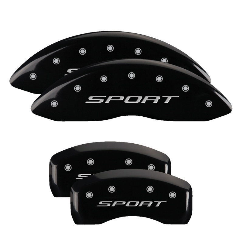 Picture of MGP Caliper Covers 4 Logo Front - 10241SSPTBK