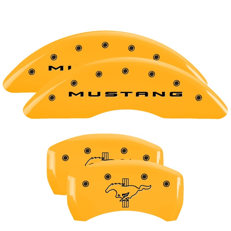 Picture of MGP Caliper Covers 4 Logo Front - 10201SMB2YL