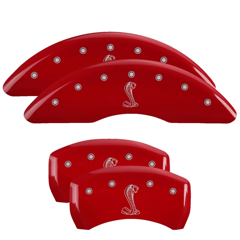Picture of MGP Caliper Covers 4 Logo Front - 10201SSNKRD
