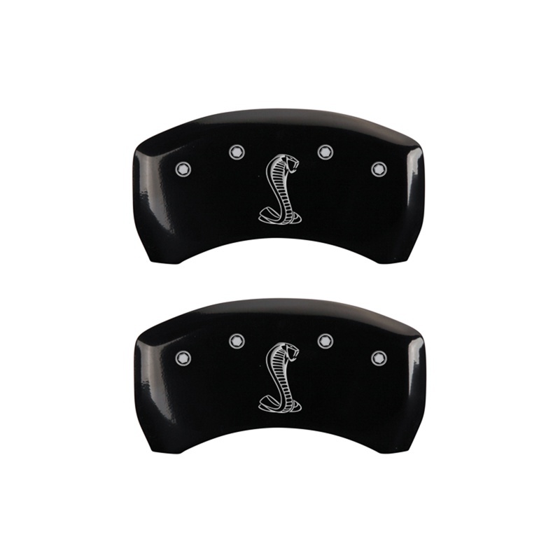 Picture of MGP Caliper Covers 2 Logo Rear - 10203RSNKBK