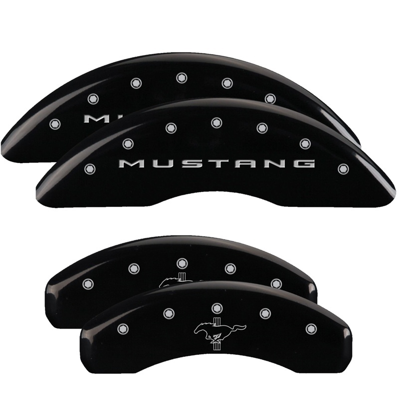 Picture of MGP Caliper Covers 4 Logo Front - 10204SMB2BK