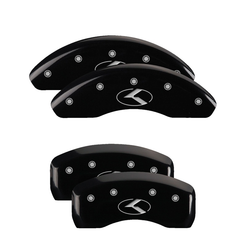 Picture of MGP Caliper Covers 4 Logo Front - 21181SCRKBK