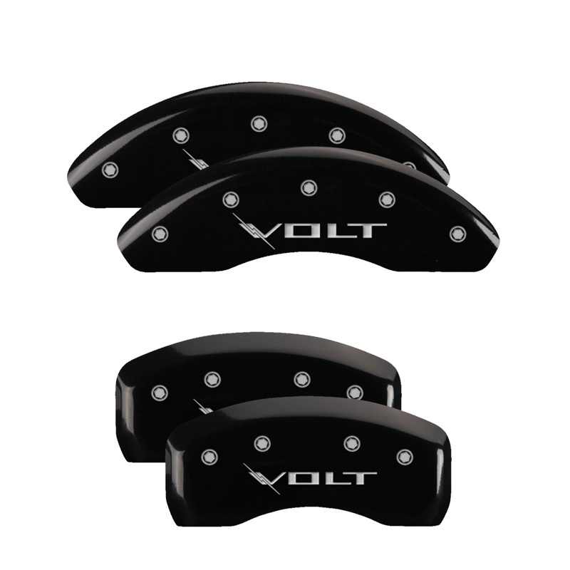 Picture of MGP Caliper Covers 4 Logo Front - 14239SVLTBK