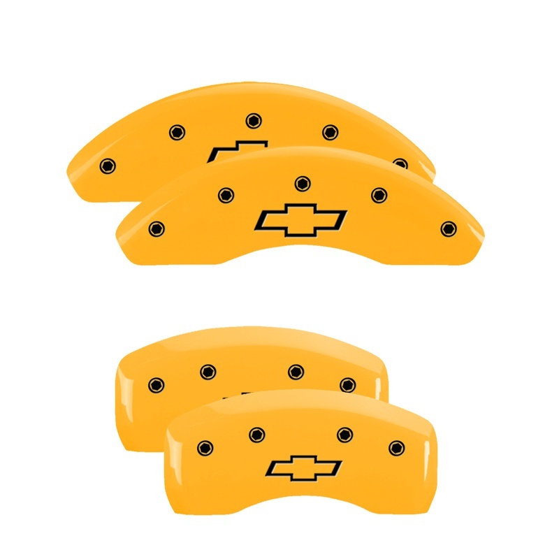 Picture of MGP Caliper Covers 4 Logo Front - 14239SBOWYL