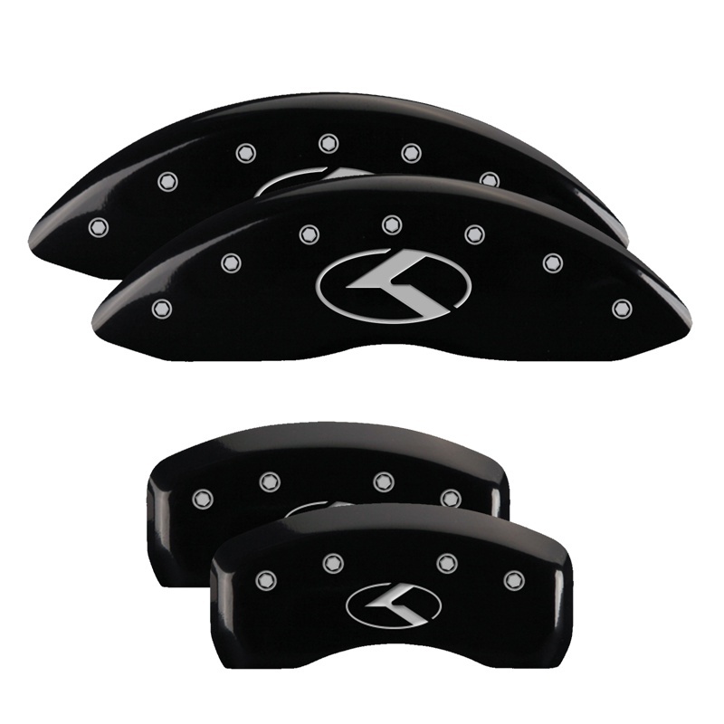 Picture of MGP Caliper Covers 4 Logo Front - 21183SCRKBK