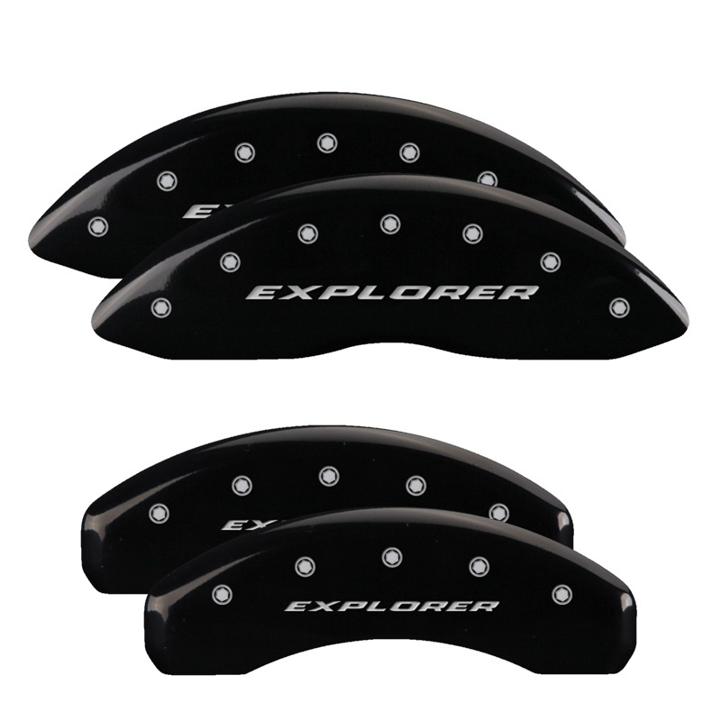 Picture of MGP Caliper Covers 4 Logo Front - 10243SXPLBK