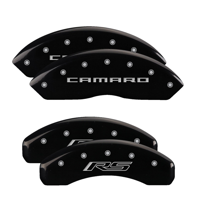 Picture of MGP Caliper Covers 4 Logo Front - 14240SCR5BK