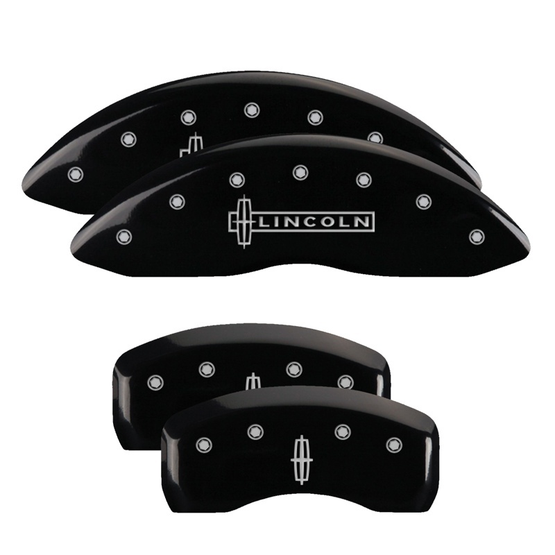Picture of MGP Caliper Covers 4 Logo Front - 36021SLC1BK