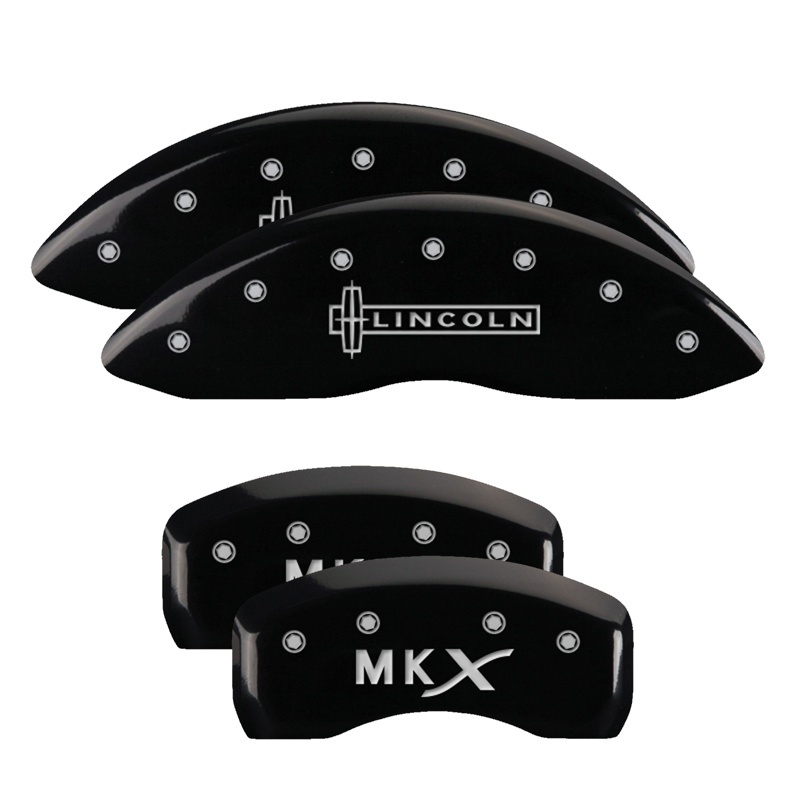 Picture of MGP Caliper Covers 4 Logo Front - 36021SLCXBK