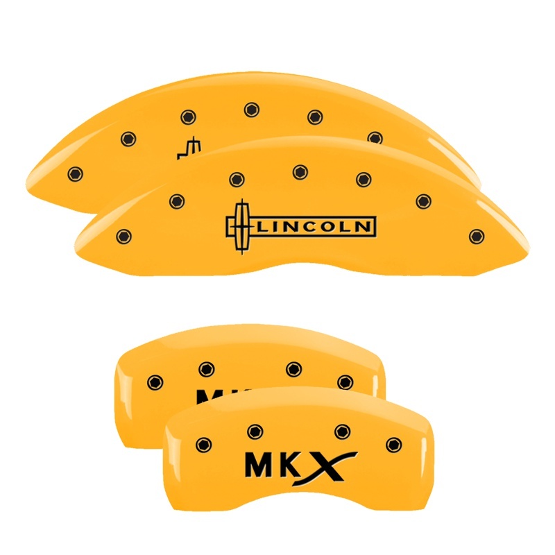 Picture of MGP Caliper Covers 4 Logo Front - 36021SLCXYL