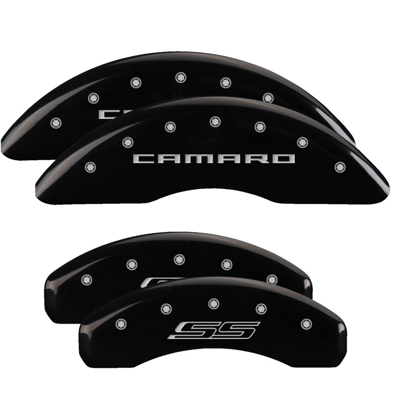 Picture of MGP Caliper Covers 4 Logo Front - 14241SCS5BK