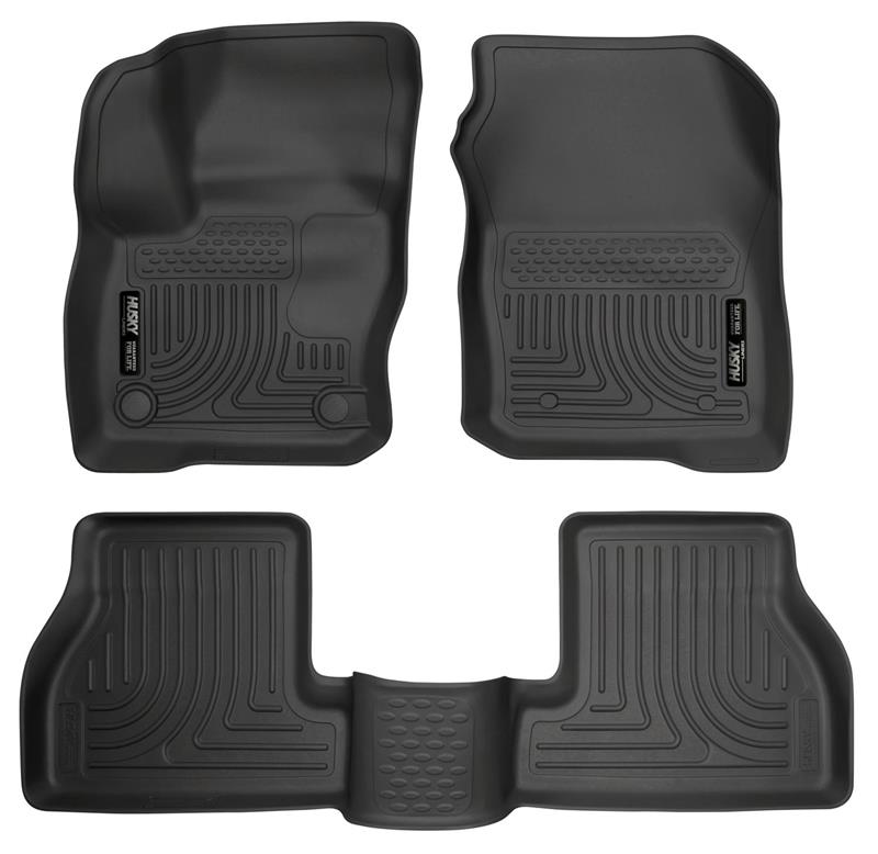 Picture of Husky Liners HL WB-Combo-Black Floor Mats - 99771