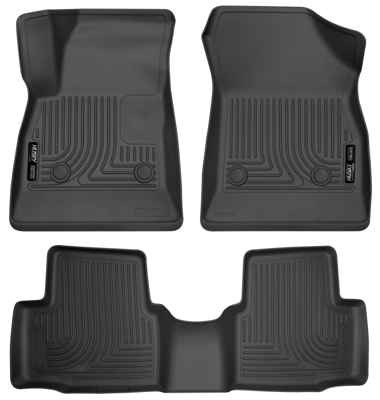Picture of Husky Liners HL WB-Combo-Black Floor Mats - 99161
