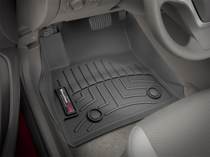 Picture of WeatherTech WT FloorLiner-Front-Blk Floor Mats - 449401