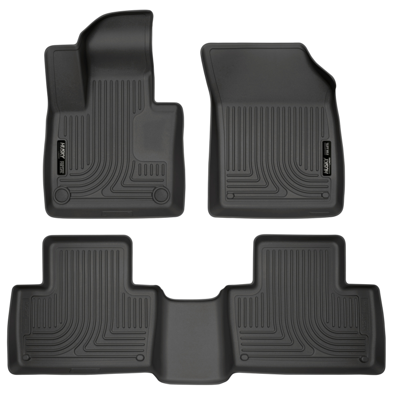 Picture of Husky Liners HL WB-Combo-Black Floor Mats - 95601