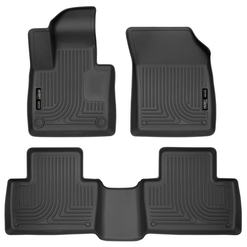 Picture of Husky Liners HL WB-Combo-Black Floor Mats - 95601