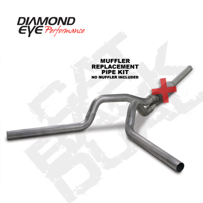 Picture of Diamond Eye Performance DEP Catback Exhaust Kit SS - K4236S-RP