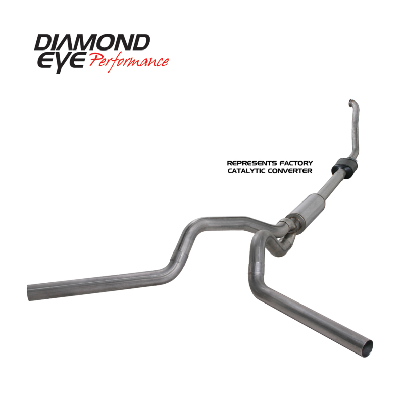 Picture of Diamond Eye Performance DEP Turbo Back Exhaust Kit SS - K4308S