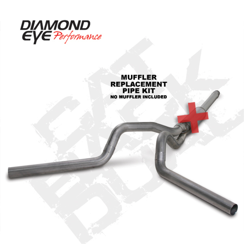 Picture of Diamond Eye Performance DEP Catback Exhaust Kit SS - K4312S-RP