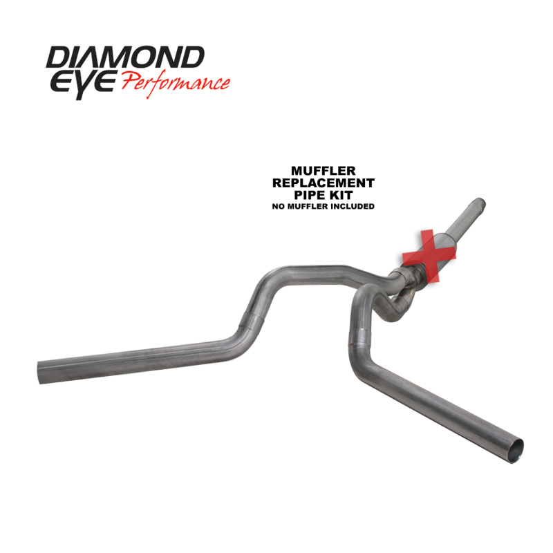 Picture of Diamond Eye Performance DEP Catback Exhaust Kit SS - K4312S-RP