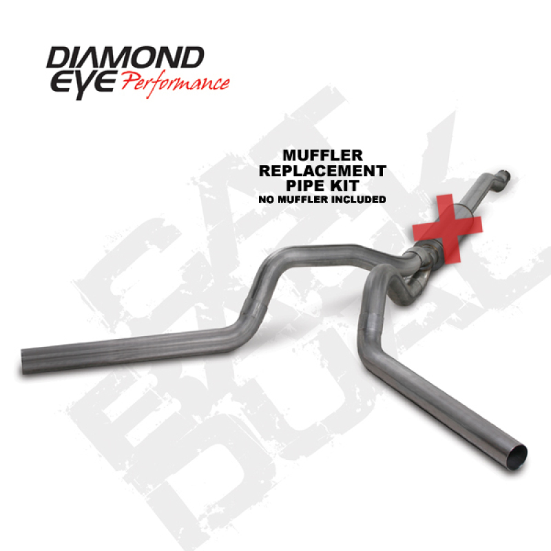 Picture of Diamond Eye Performance DEP Catback Exhaust Kit SS - K4340S-RP