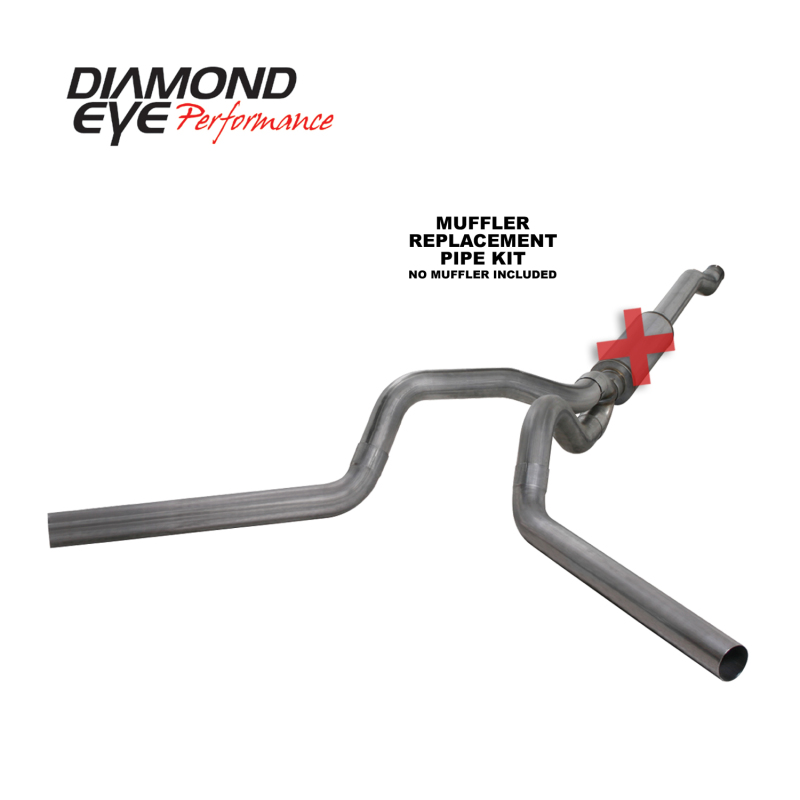 Picture of Diamond Eye Performance DEP Catback Exhaust Kit SS - K4340S-RP