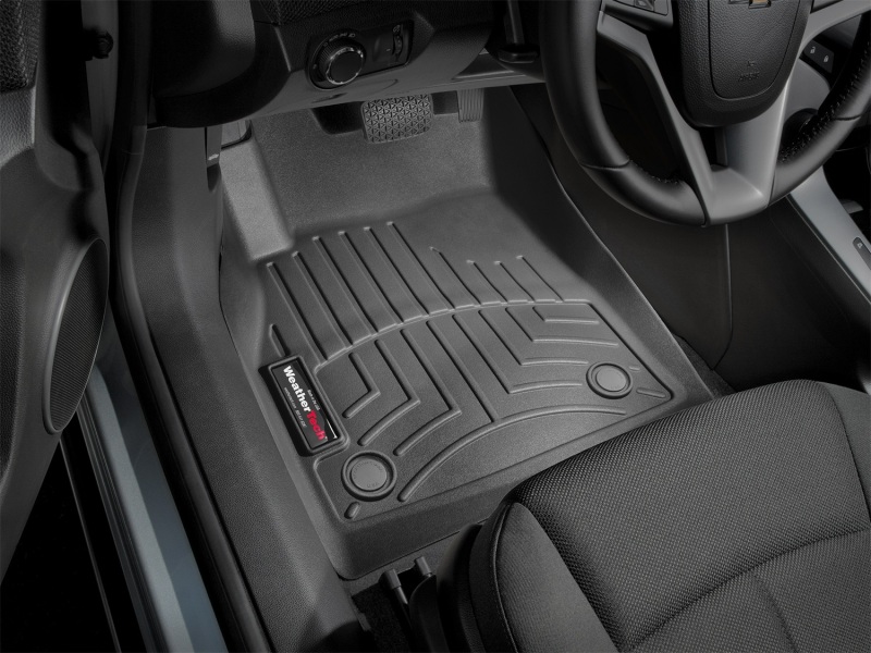 Picture of WeatherTech WT FloorLiner-Front-Blk Floor Mats - 449961