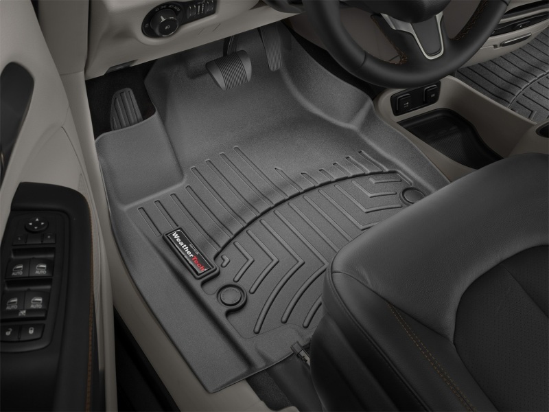 Picture of WeatherTech WT FloorLiner-Front-Blk Floor Mats - 449451