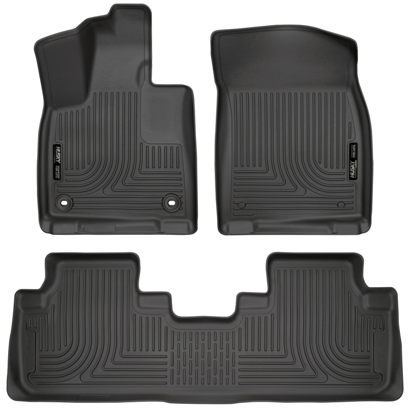 Picture of Husky Liners HL WB-Combo-Black Floor Mats - 99651