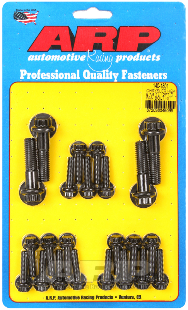 Picture of ARP Oil Pan Bolt Kits Hardware Kits - 140-1801